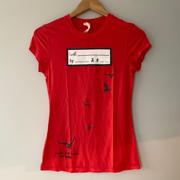 Rare!! Lululemon Resolutions 5 Year Pima tee - Picture 1 of 6